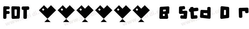FOT ニューシネマ B Std D r字体转换
